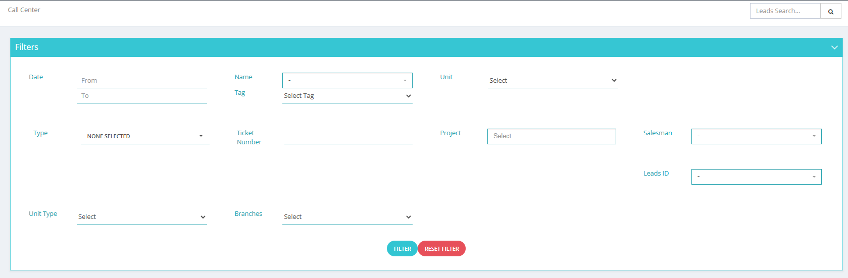 Call Center Filter Guide